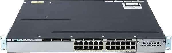 Cisco Catalyst WS-C3750X-24TS-S Ethernet Switch - 24 Porte - 24 x 10/100/1000 Base-T - 0 Slot SFP Installati (Modulo Opzionale) - Routing Livello 3 (L3) StackWise Plus Non-POE